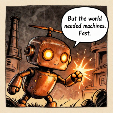 RIVET: But the world needed machines. Fast.