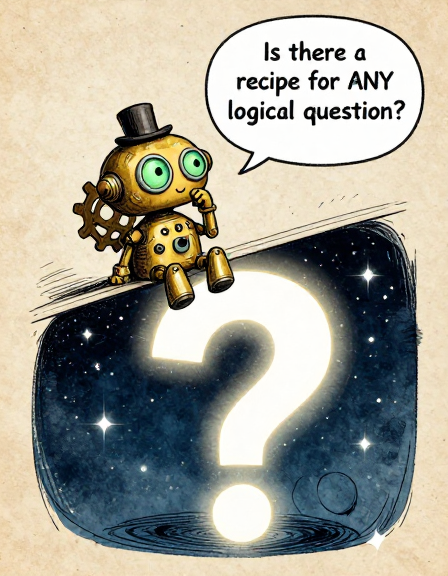 CLOCKWORK: Is there a recipe for ANY logical question?