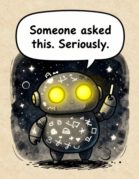 CHALKBOT: Someone asked this. Seriously.