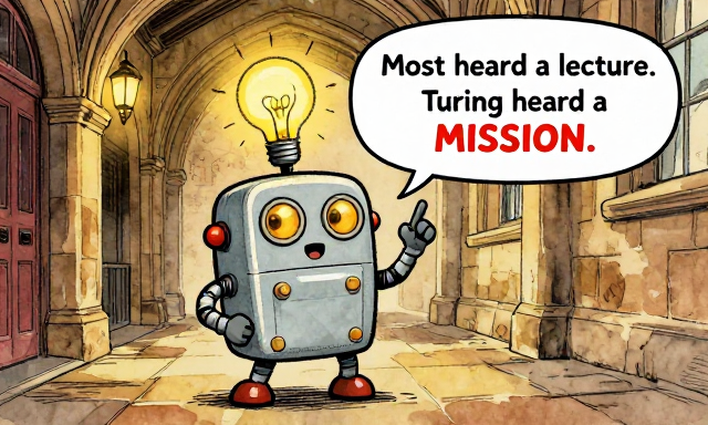 SPARK: Most heard a lecture. Turing heard a MISSION.