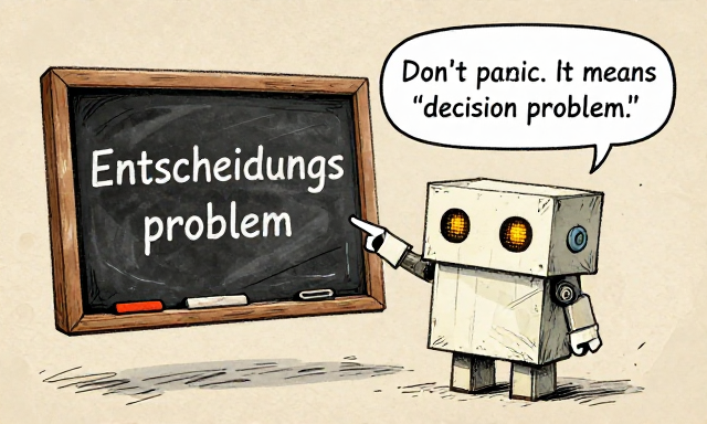 TAPE: Don't panic. It means 'decision problem.'