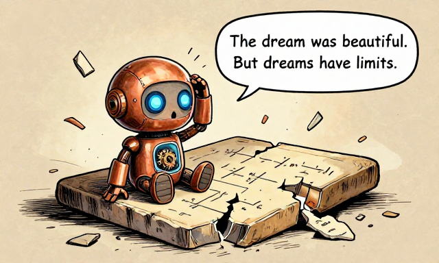 COGSWORTH: The dream was beautiful. But dreams have limits.