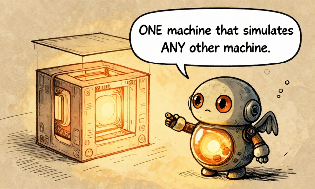 LANTERN: ONE machine that simulates ANY other machine.