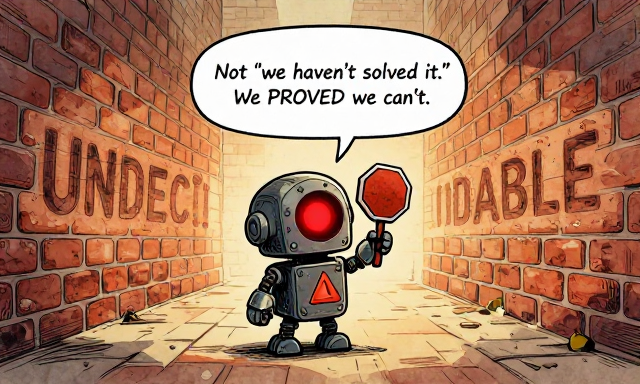 WARDEN: Not 'we haven't solved it.' We PROVED we can't.