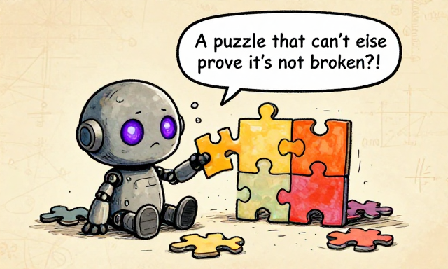 PUZZLER: A puzzle that can't even prove it's not broken?!