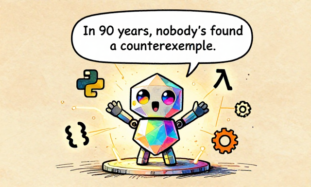 PRISM: In 90 years, nobody's found a counterexample.