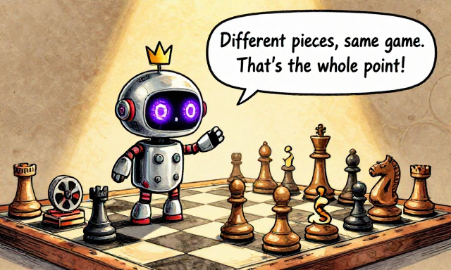 GRANDMASTER: Different pieces, same game. That's the whole point!