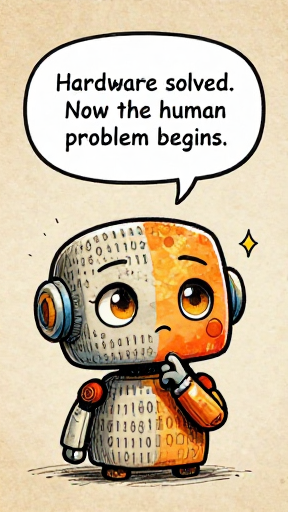 BRIDGE: Hardware solved. Now the human problem begins.