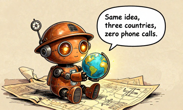 EXPLORER: Same idea, three countries, zero phone calls.