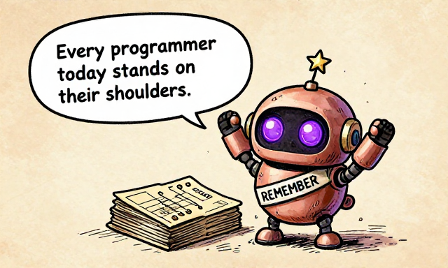 TRIBUTE: Every programmer today stands on their shoulders.