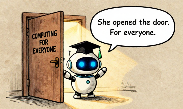 DOORBOT: She opened the door. For everyone.