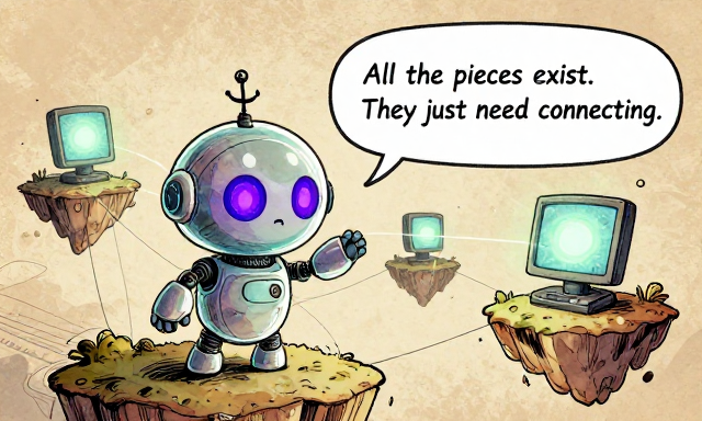 ISLANDBOT: All the pieces exist. They just need connecting.