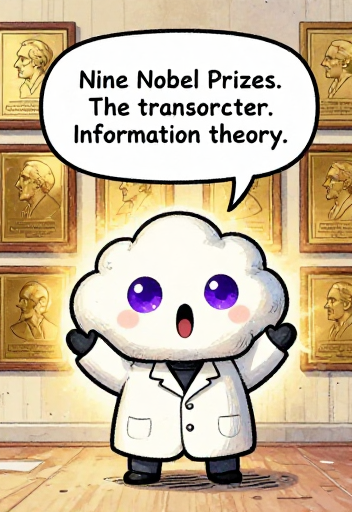 LABCOAT: Nine Nobel Prizes. The transistor. Information theory.