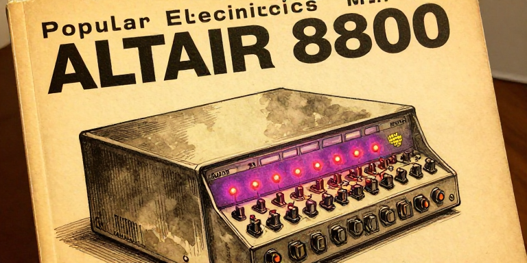 Popular Electronics, January 1975 — the Altair 8800 that ignited a revolution