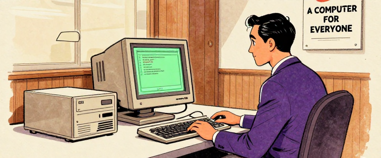 The IBM PC, August 1981 — computing goes corporate