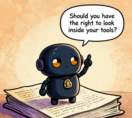 JUDGEBOT: Should you have the right to look inside your tools?