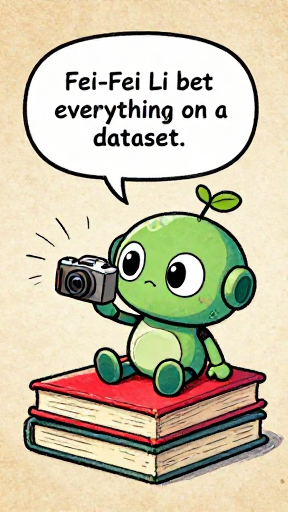 LEAFBOT: Fei-Fei Li bet everything on a dataset.