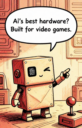 TAPEBOT: AI's best hardware? Built for video games.