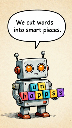 TINBOT: We cut words into smart pieces.