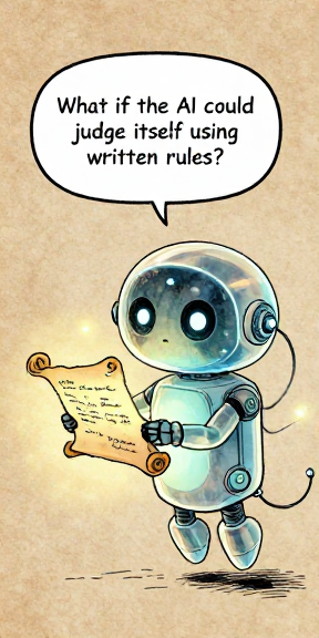 STARLIGHT: What if the AI could judge itself using written rules?