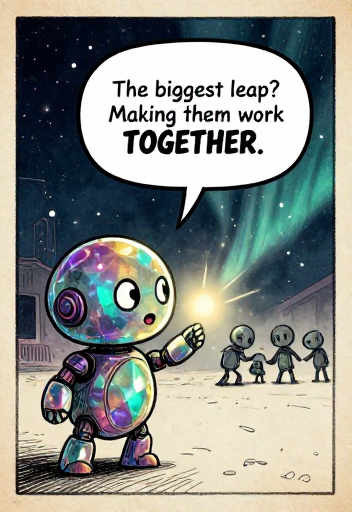 AURORA: The biggest leap? Making them work TOGETHER.