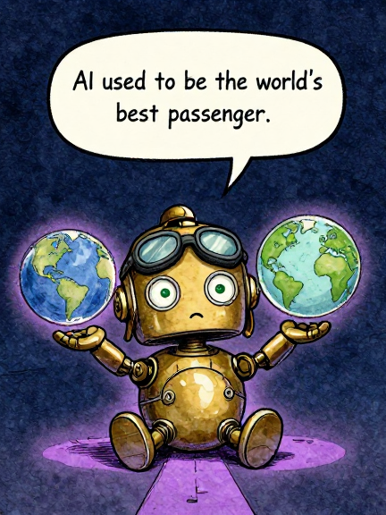 CLOCKWORK: AI used to be the world's best passenger.