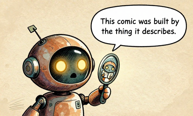 METABOT: This comic was built by the thing it describes.