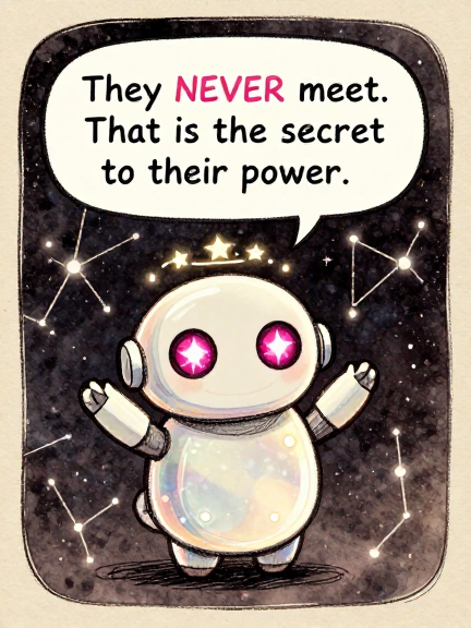 HALO: They NEVER meet. That is the secret to their power.