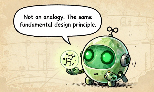 ZENBOT: Not an analogy. The same design principle.