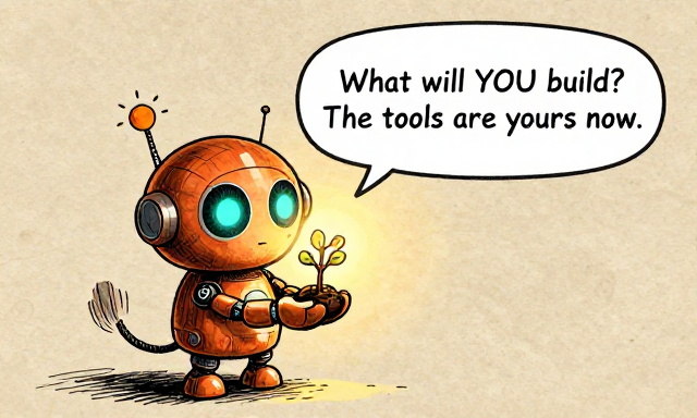 SEEDBOT: What will YOU build? The tools are yours now.