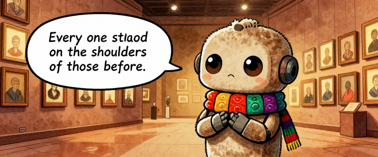 VELVET: Every one stood on the shoulders of those before.